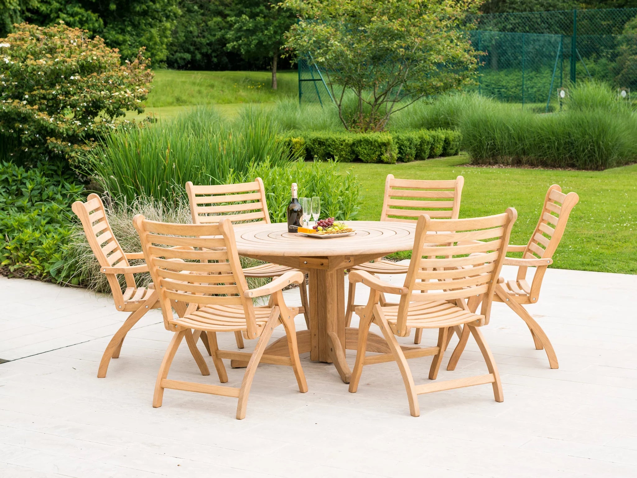 Alexander Rose Roble Bengal Pedestal Table 1.45m