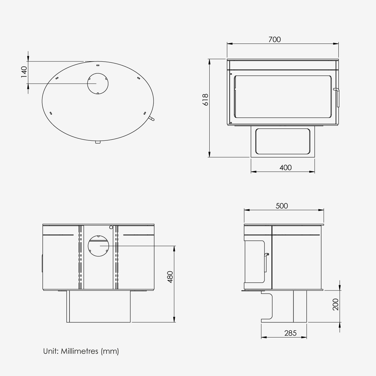 Future Fires Panoramic FX1 (Surf Sand)