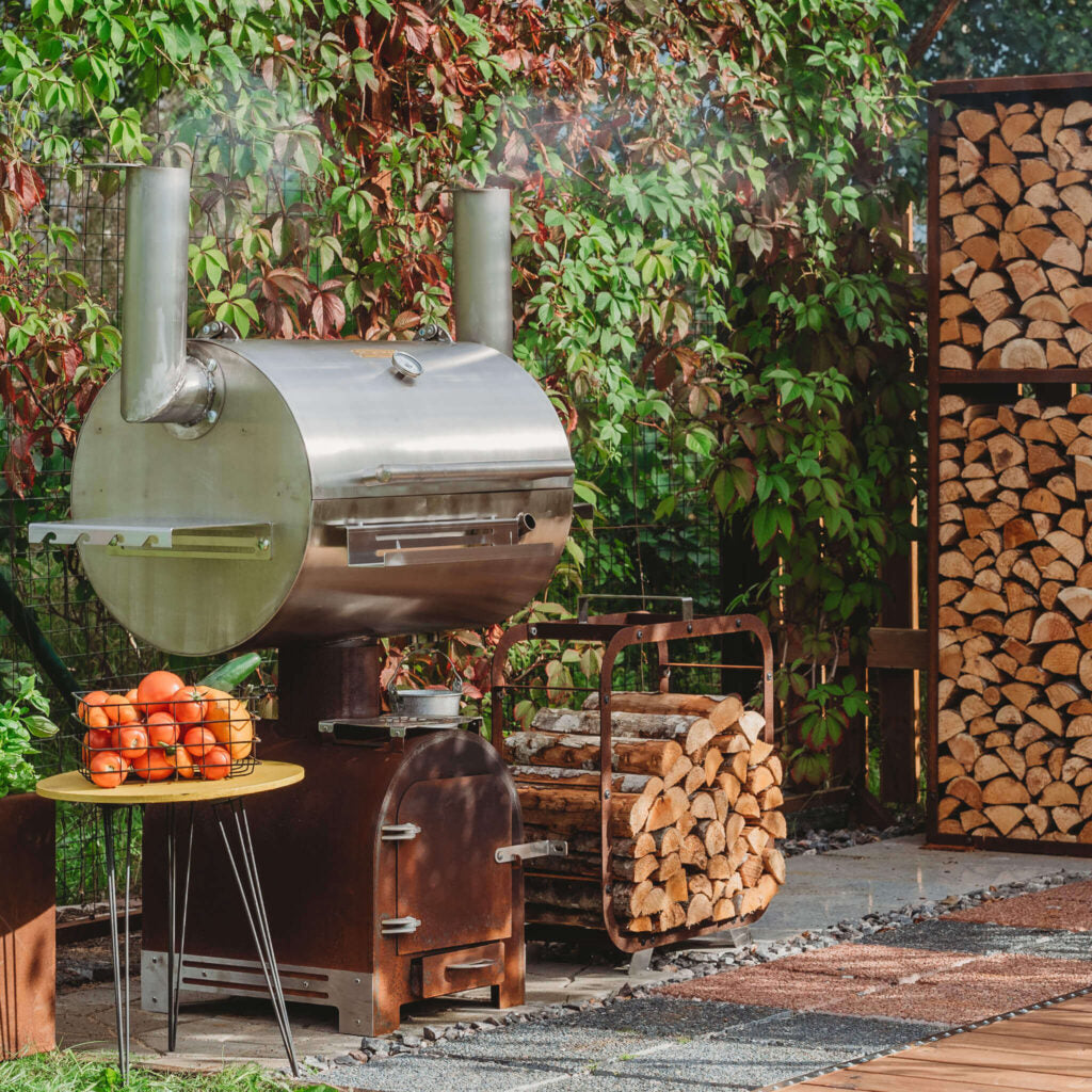 Smoky Beast BBQ Smoker Silver