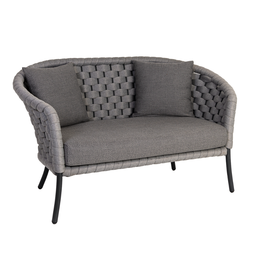 Alexander Rose Cordial Luxe Light Grey 2 Seater Sofa