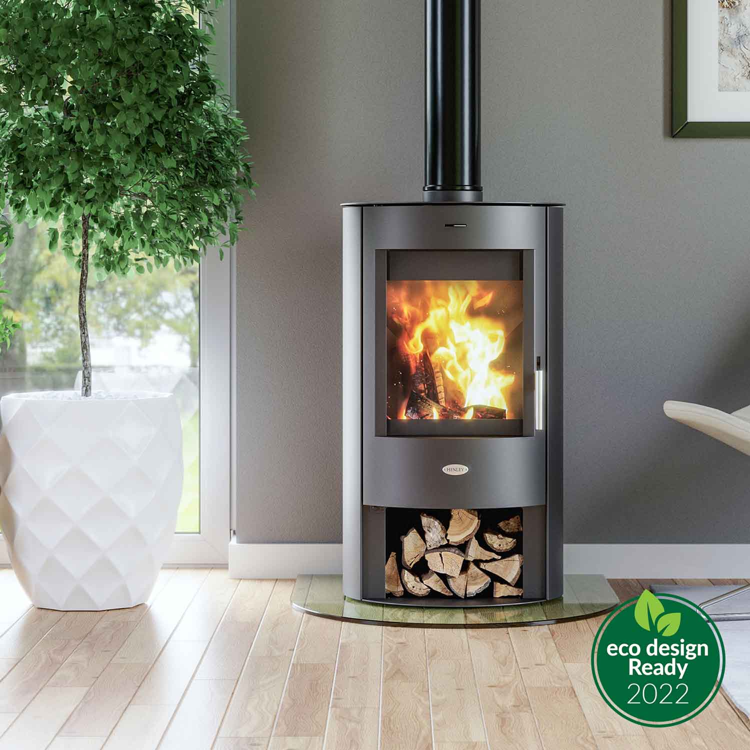 Henley Zaria 6kW Wood Burning (Eco)