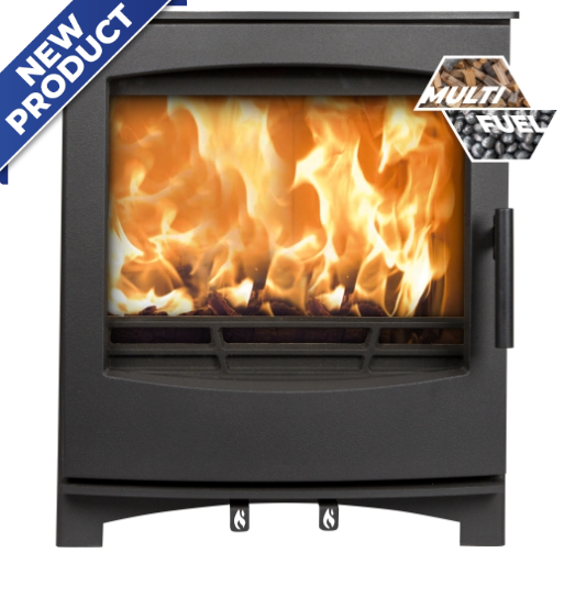 Mi-Flues - 137-LMF-TBOX - Large Tinderbox Multi-fuel Stove 5kW ECODesign