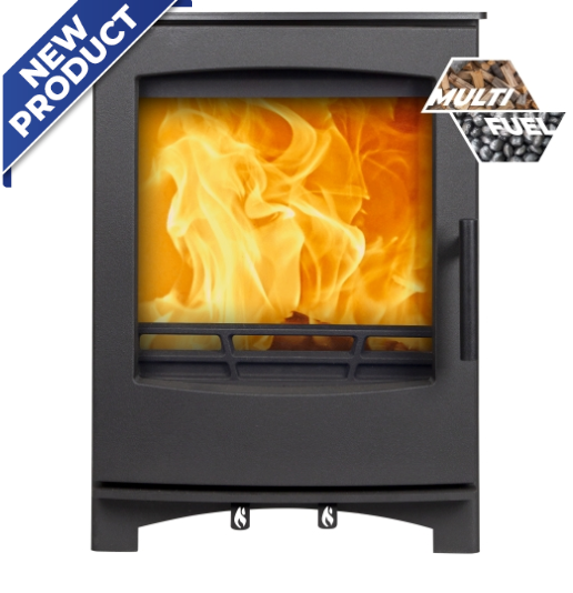 Mi-Flues - 137-MMF-TBOX - Medium Tinderbox 5kw Multi-fuel Stove ECODesign