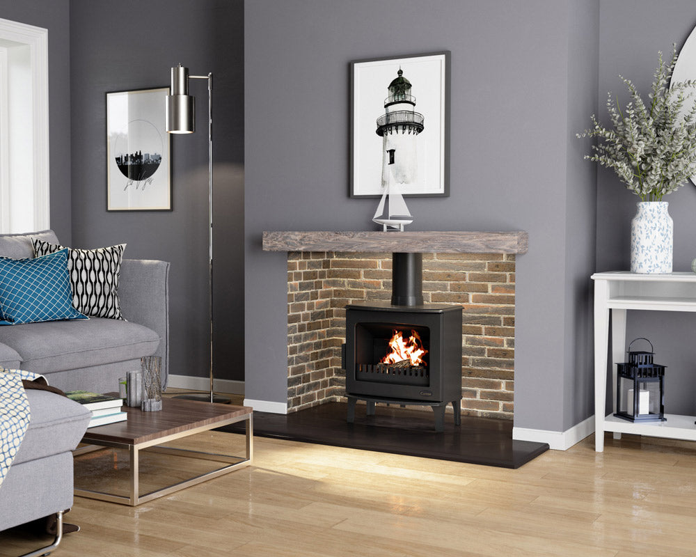 Carron ECO Stove 5kw (Sage Green Enamel)