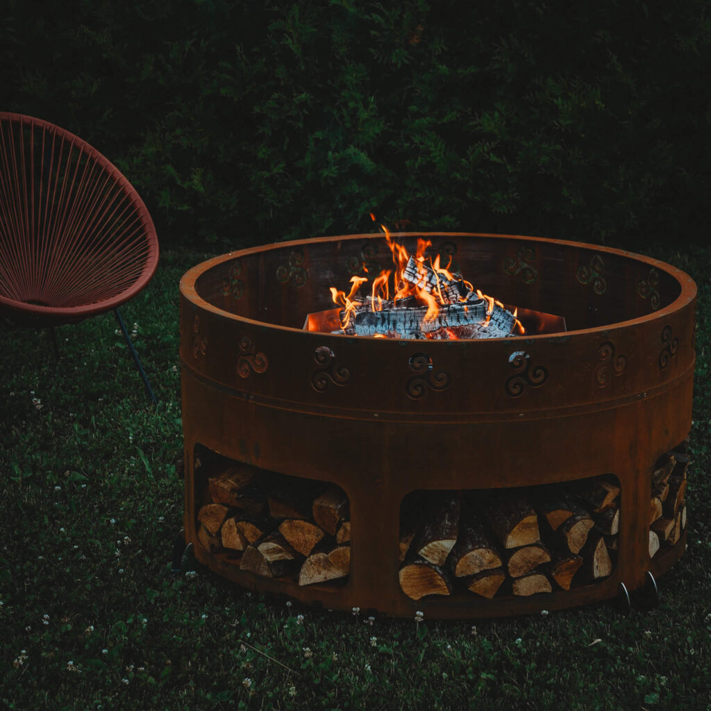 Antigo Corten Steel Fire Pit