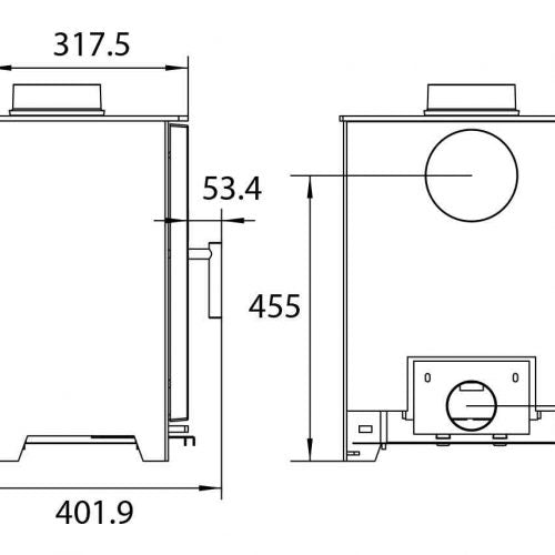 Henley Ascot 5kW Eco Multi Fuel