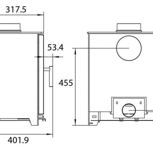 Henley Ascot 8kW Eco Multi Fuel