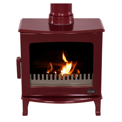 Carron ECO Stove 5kw (Red Enamel)