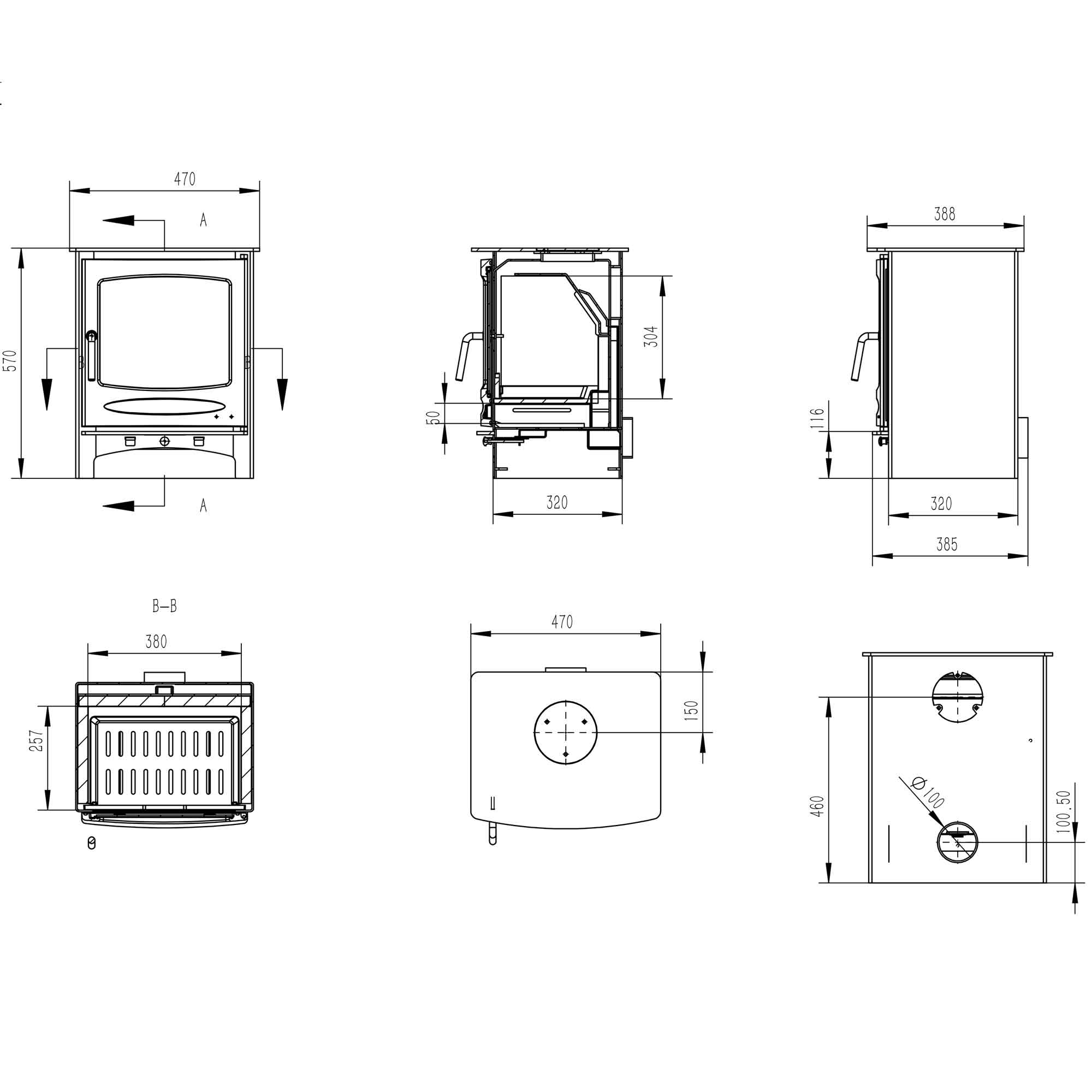 Henley Sherwood 7kW Multi Fuel (Eco)