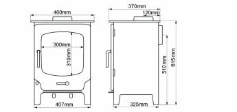 Saltfire ST-X5 Multi-fuel Stove