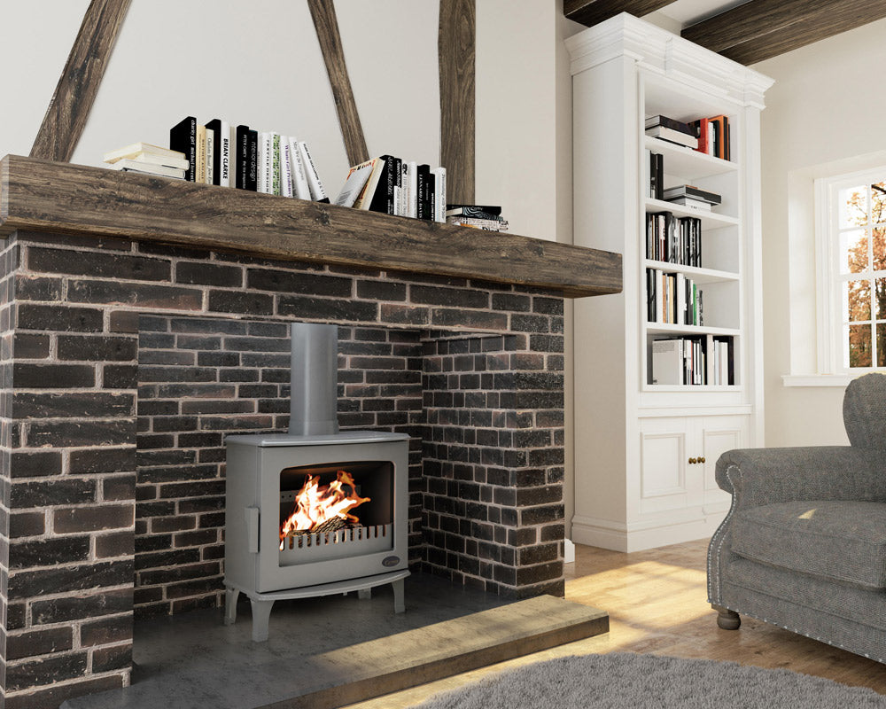 Carron ECO Stove 5kw (Ash Grey Enamel)